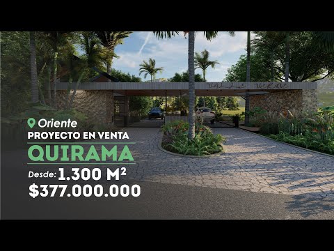 PARCELACIÓN EN QUIRAMA, EXCLUSIVO SECTOR DEL ORIENTE ANTIOQUEÑO DESDE $377 MILLONES COP