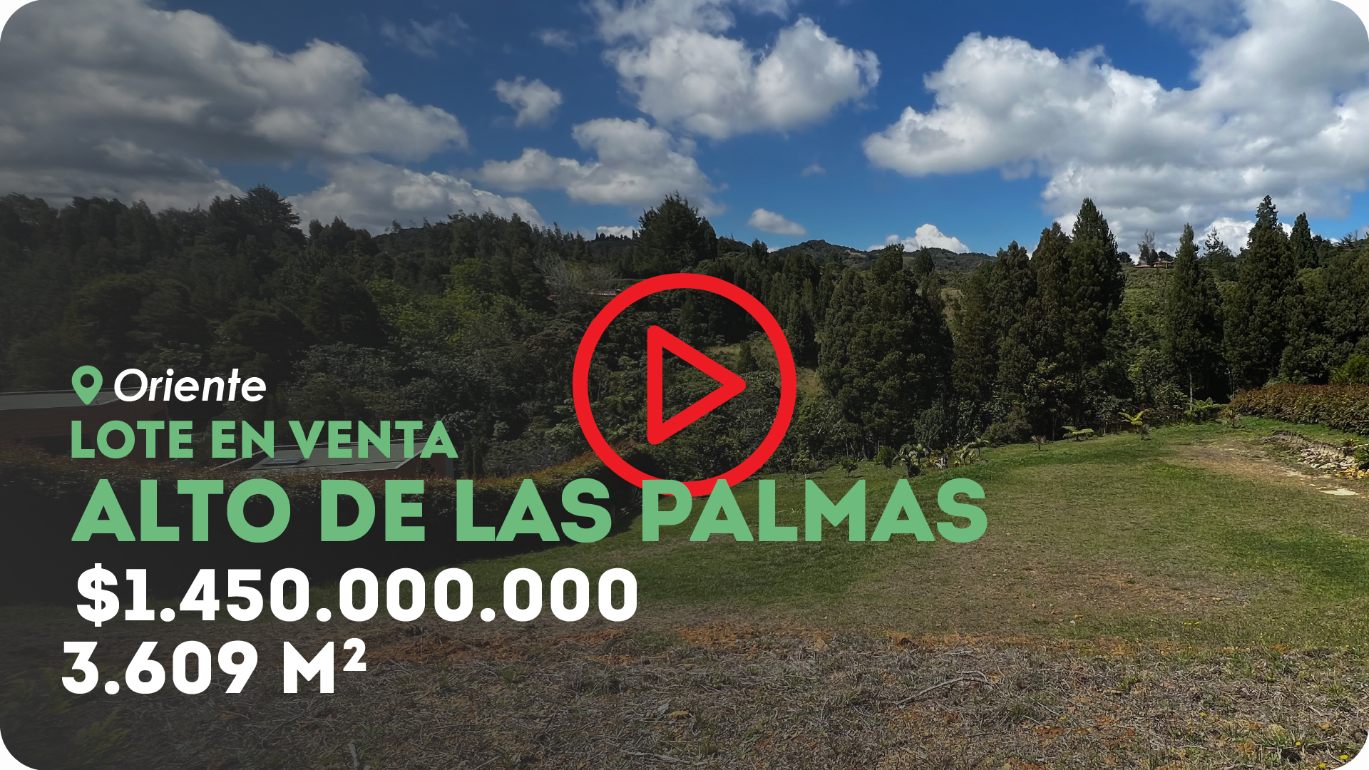 Lote en el alto de las palmas