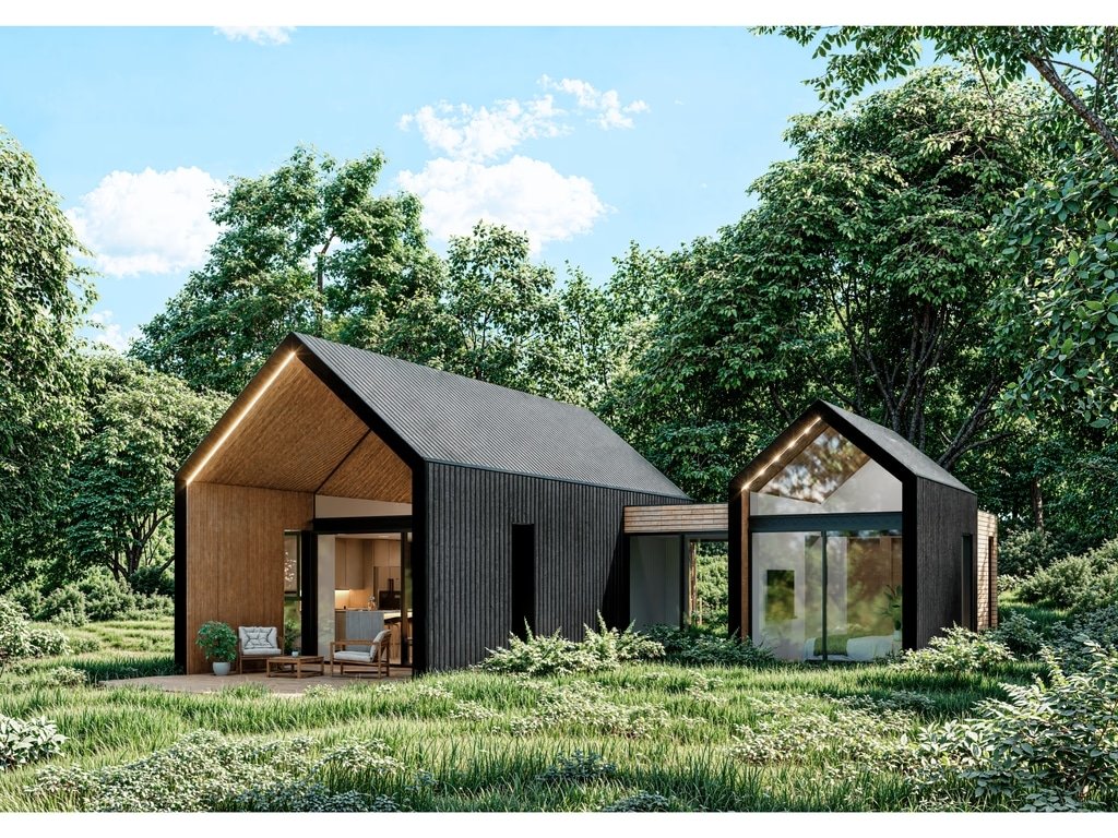 Diseño de casa campestre propuesto para lotes en La Ceja