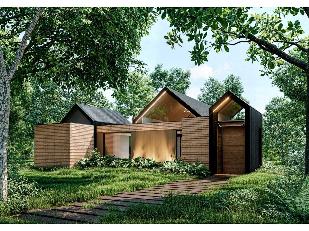 Referencia arquitectónica de vivienda campestre en La Ceja