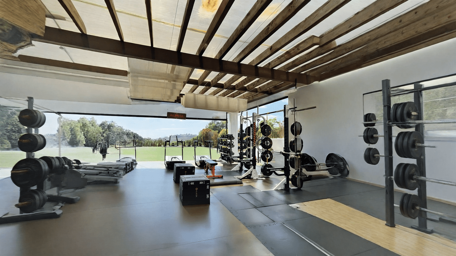 Gimnasio de referencia para zonas comunes del proyecto campestre en La Ceja